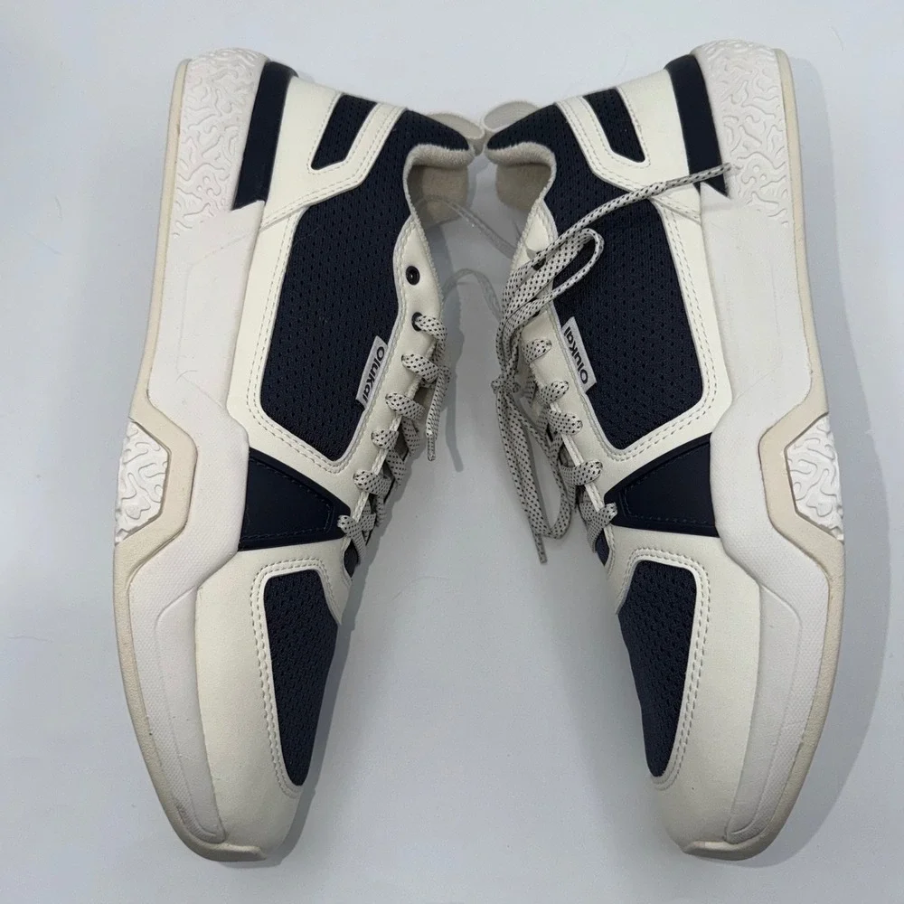 OluKai Anau Pickleball Sneakers Men's 11 Mood Indigo Bright White Sneakers NEW